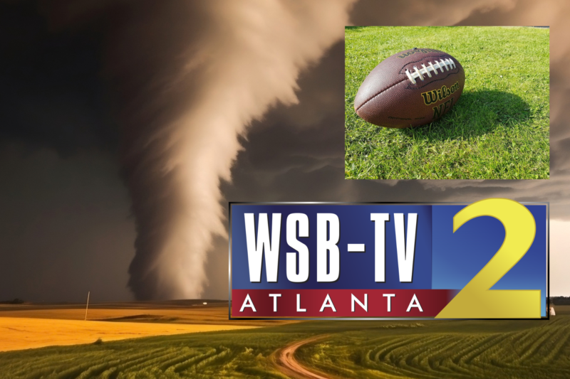WSB Viewers Flag Forecaster For Breaking Into Dawgs Game for Tornado Coverage
